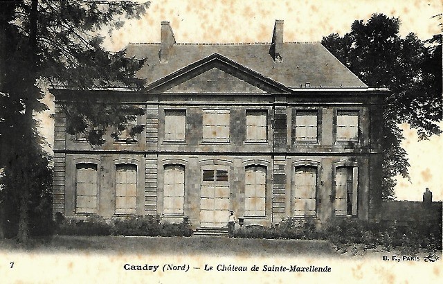 Caudry 59 le chateau sainte maxellende cpa