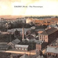 Caudry 59 vue generale cpa