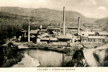 Ceilhes-et-Rocozels (Hérault) L'usine CPA 