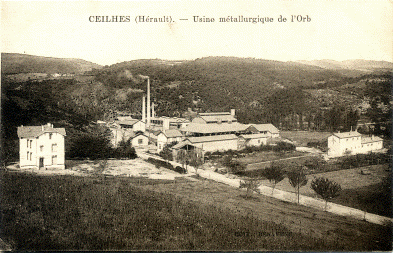 Ceilhes-et-Rocozels (Hérault) L'usine CPA