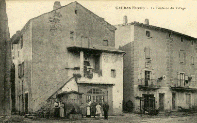 La fontaine, cpa