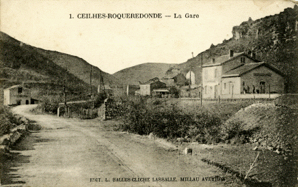 Ceilhes-et-Rocozels (Hérault) La gare CPA 