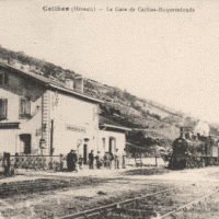 La gare, cpa