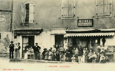 Ceilhes-et-Rocozels (Hérault) Le bazar CPA