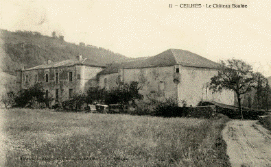 Ceilhes-et-Rocozels (Hérault) Le château de Bouloc CPA 