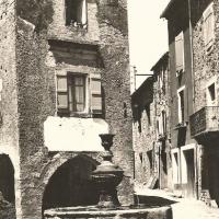 La fontaine de la place du Griffoul, cpa 