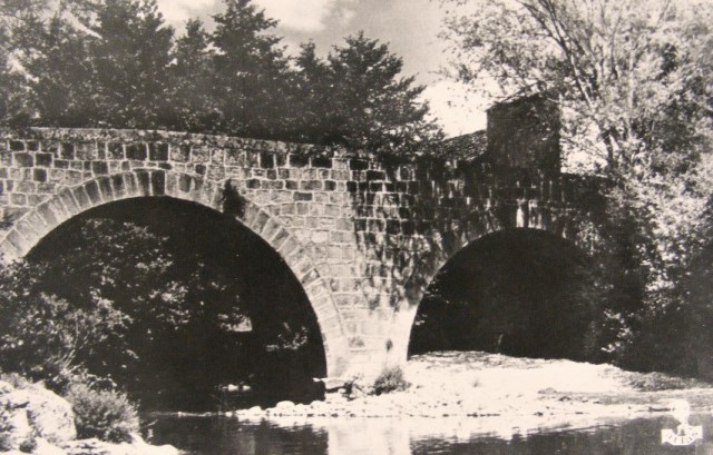 Le pont roman, cpa
