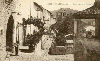 Ceilhes-et-Rocozels (Hérault) Le quartier du Portalet CPA 