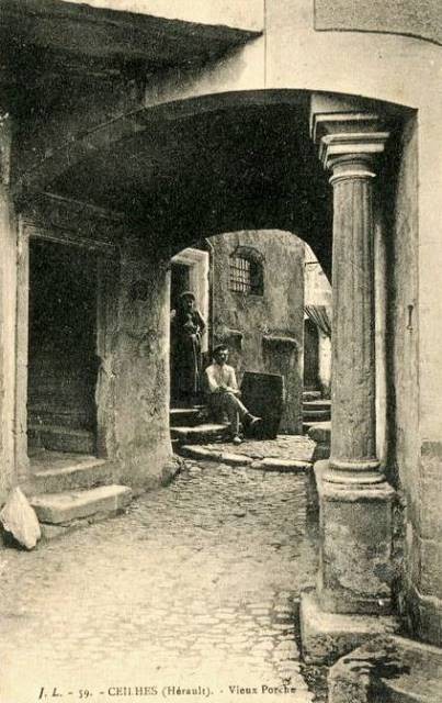 Le vieux porche en 1916
