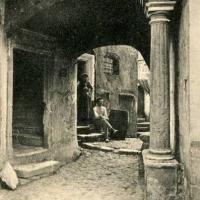 Le vieux porche en 1916