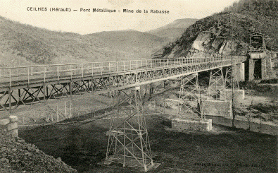 Ceilhes-et-Rocozels (Hérault) Les mines de la Rabasse CPA