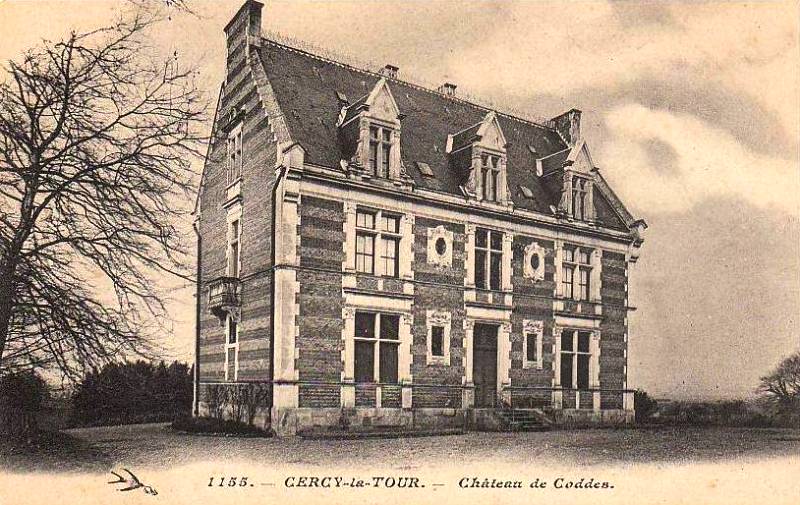 Cercy-la-Tour (Nièvre) Coddes, le château CPA