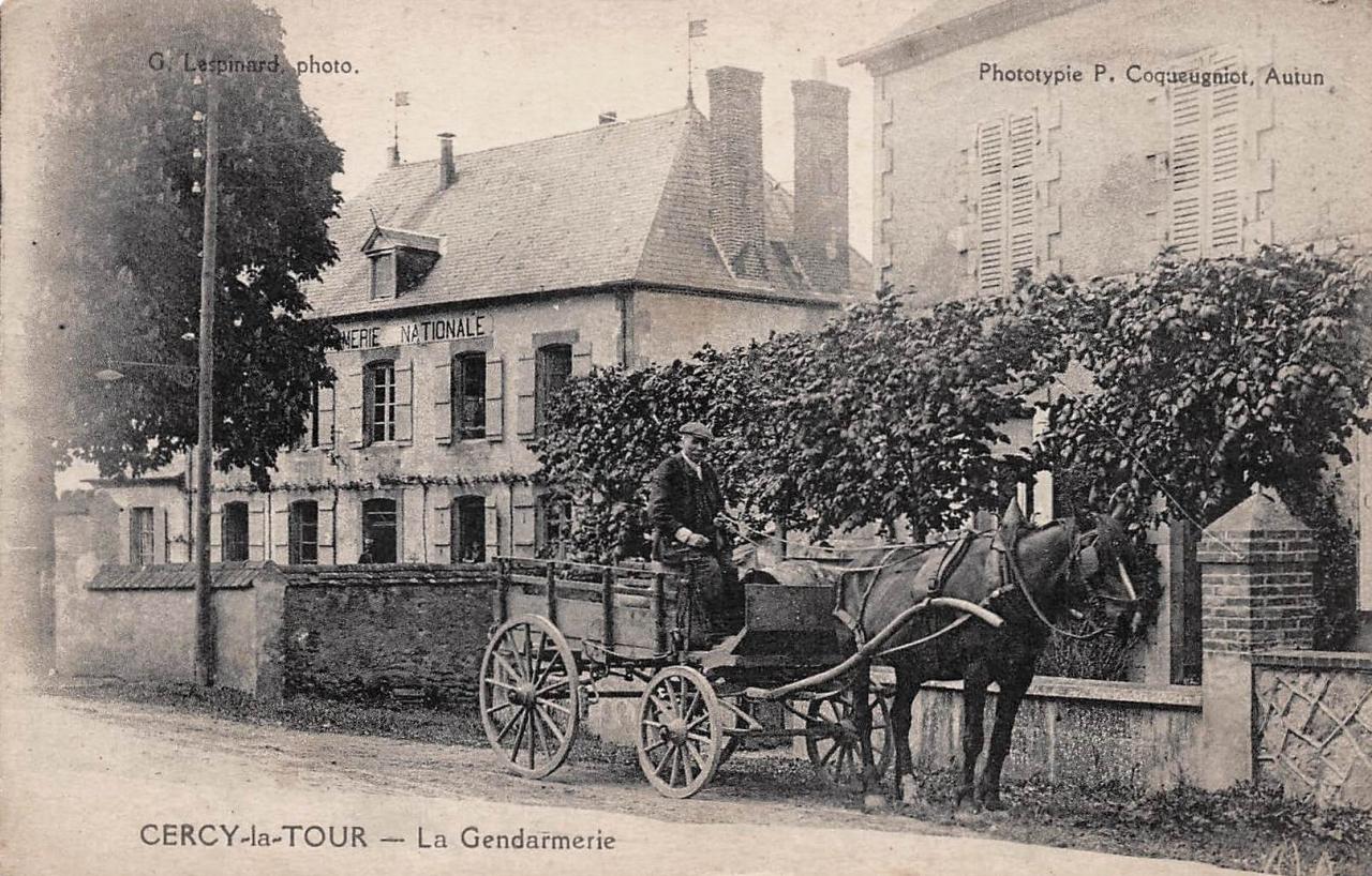 Cercy-la-Tour (Nièvre) La gendarmerie CPA