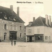 Cercy-la-Tour (Nièvre) Le café-hôtel de la Tour CPA