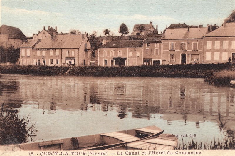 Cercy-la-Tour (Nièvre) Le canal CPA