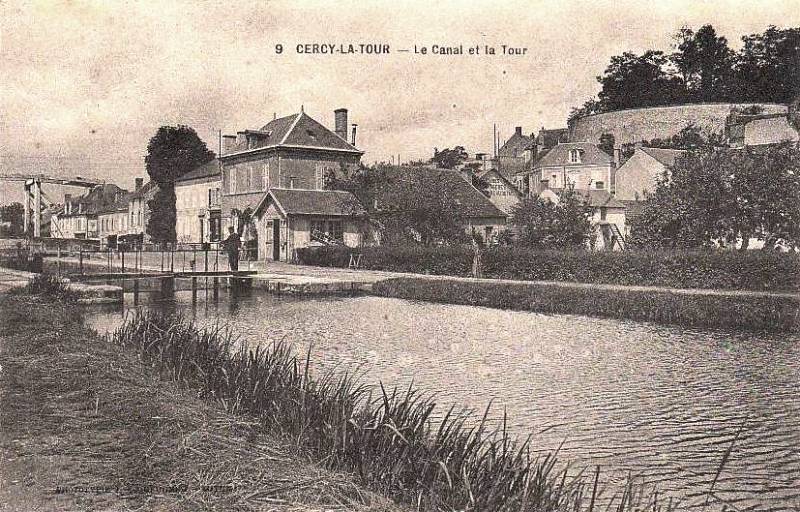 Cercy-la-Tour (Nièvre) Le canal CPA