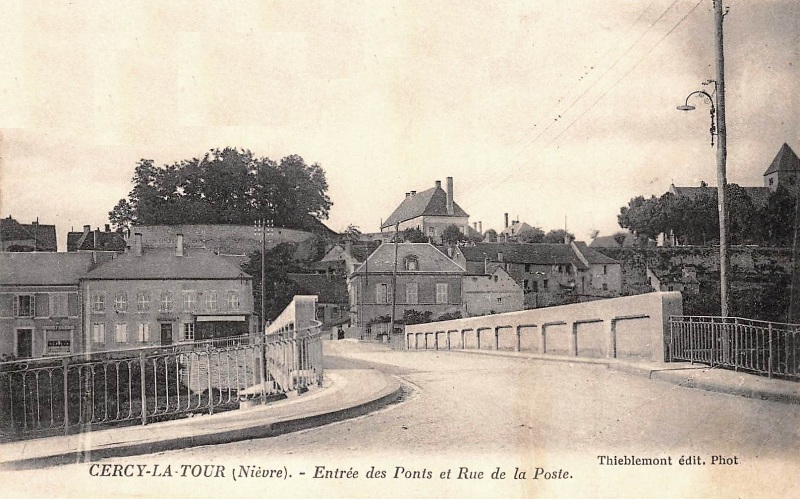 Cercy-la-Tour (Nièvre) Le pont CPA