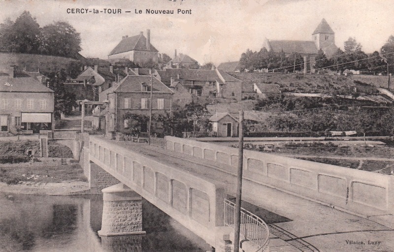 Cercy-la-Tour (Nièvre) Le pont CPA