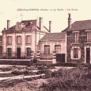Cernay-en-Dormois (51) La Mairie et les écoles CPA