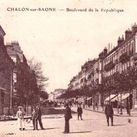 Chalon-sur-Saône (71) Boulevard de la République CPA