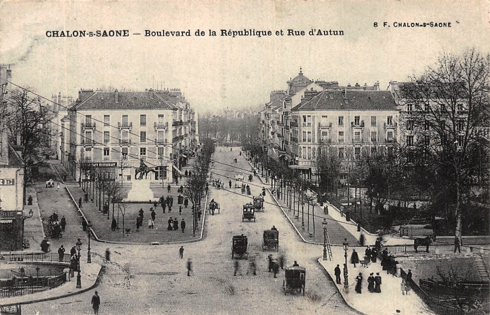 Chalon-sur-Saône (71) Boulevard de la République CPA