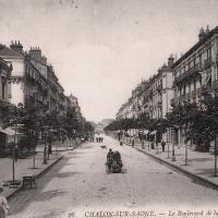 Chalon-sur-Saône (71) Boulevard de la République CPA