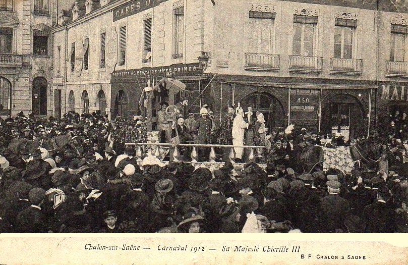 Chalon-sur-Saône (71) Carnaval 1912 CPA