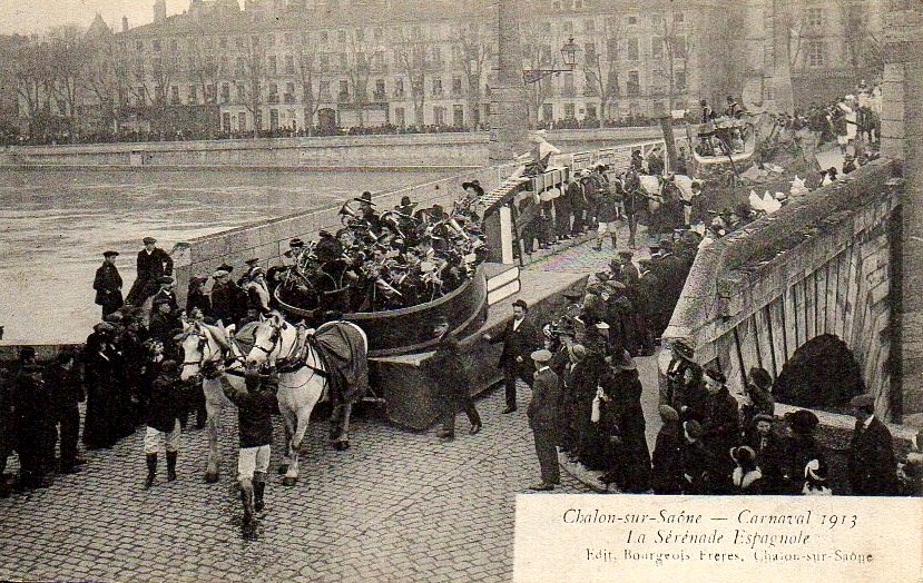 Chalon-sur-Saône (71) Carnaval 1913 CPA