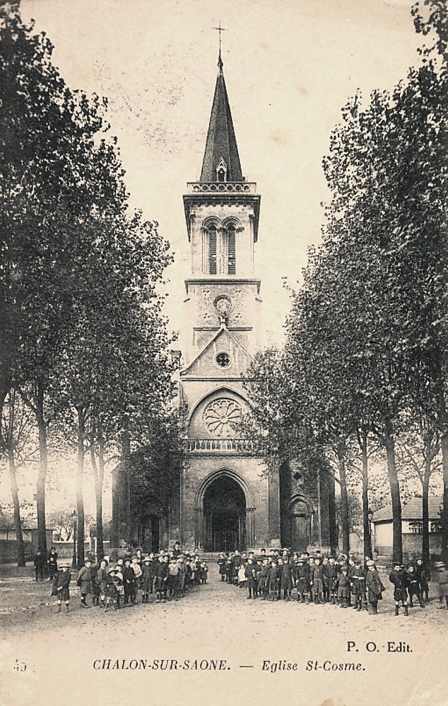 Chalon-sur-Saône (71) Eglise Saint Côme CPA