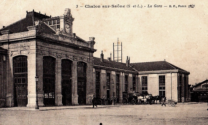 Chalon-sur-Saône (71) Gare CPA