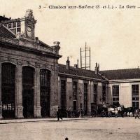 Chalon-sur-Saône (71) Gare CPA