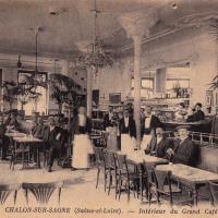 Chalon-sur-Saône (71) Grand café CPA