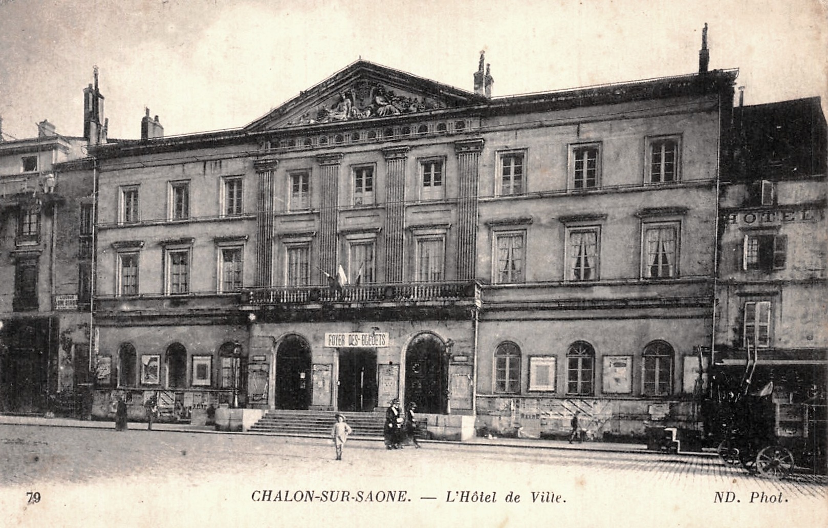 Chalon-sur-Saône (71) Hôtel de ville CPA