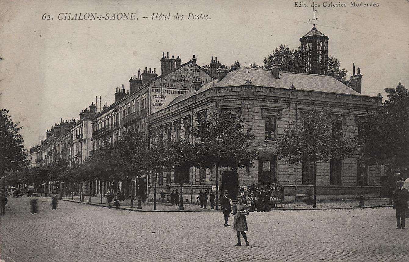 Chalon-sur-Saône (71) Hôtel des Postes CPA
