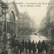 Chalon-sur-Saône (71) Inondations 1910 CPA