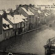 Chalon-sur-Saône (71) Inondations 1910 CPA