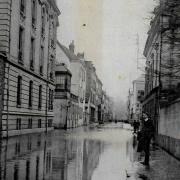 Chalon-sur-Saône (71) Inondations 1910 CPA