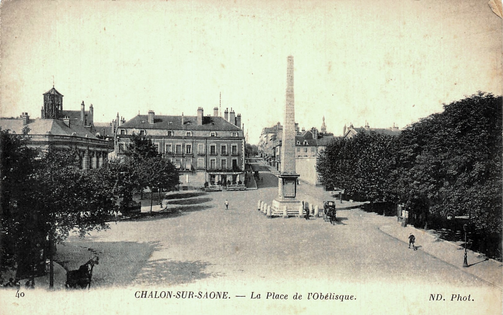 Chalon-sur-Saône (71) Obélisque CPA