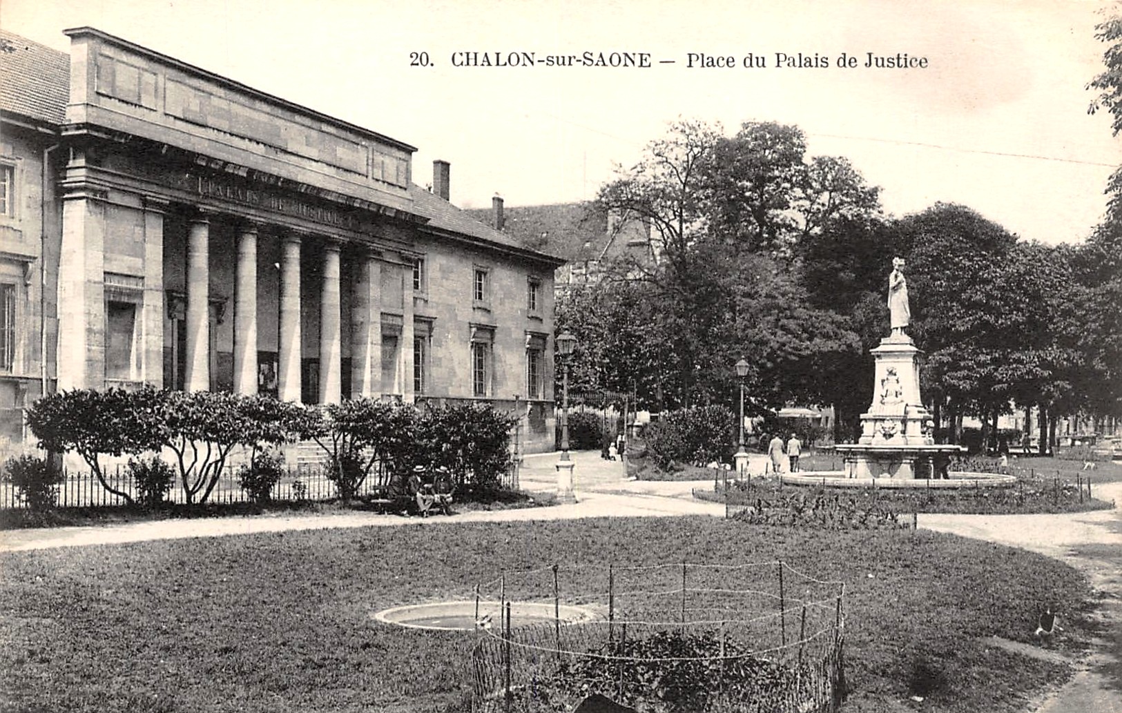 Chalon-sur-Saône (71) Palais de Justice CPA