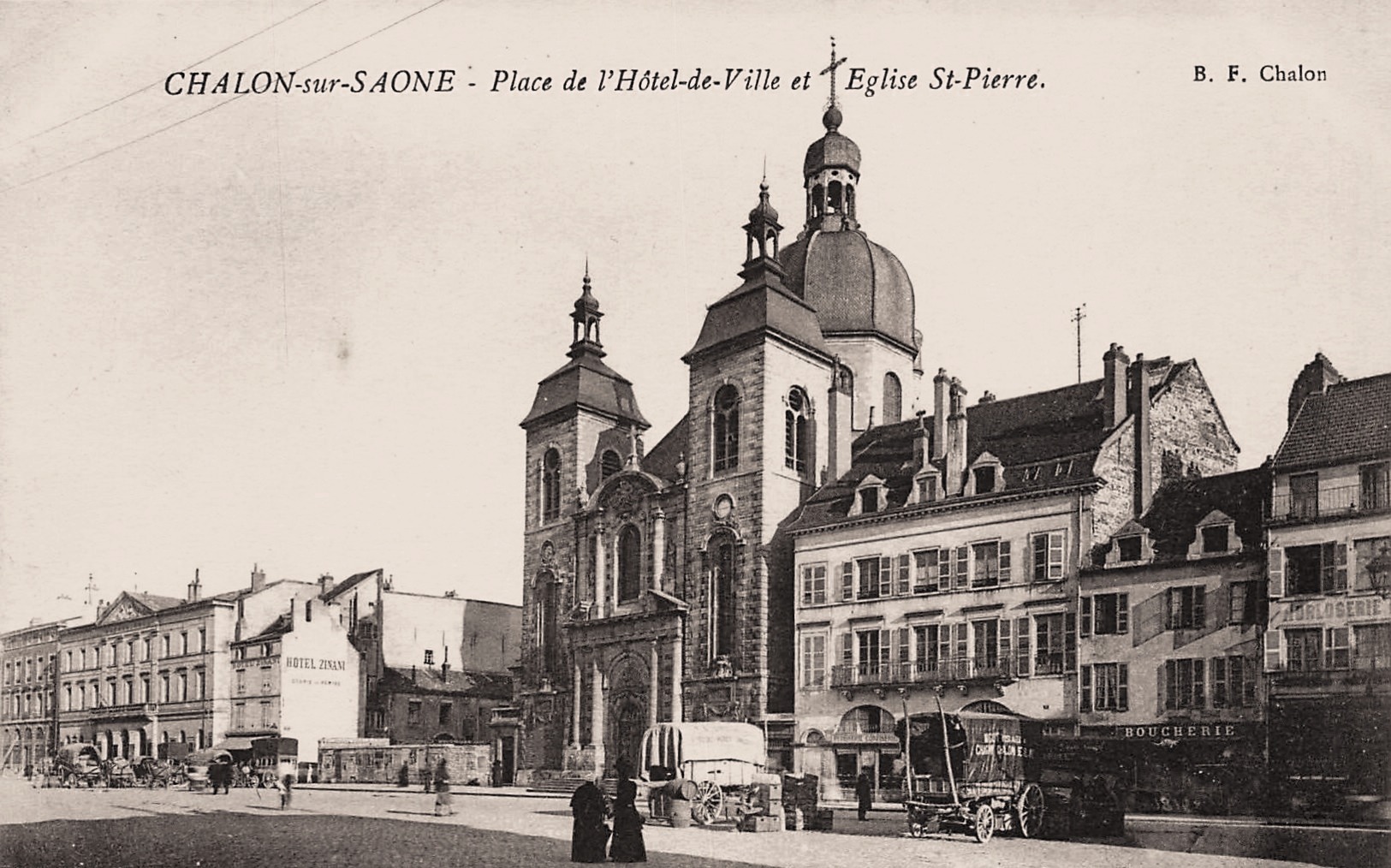 Chalon-sur-Saône (71) Place de l'Hôtel de Ville CPA