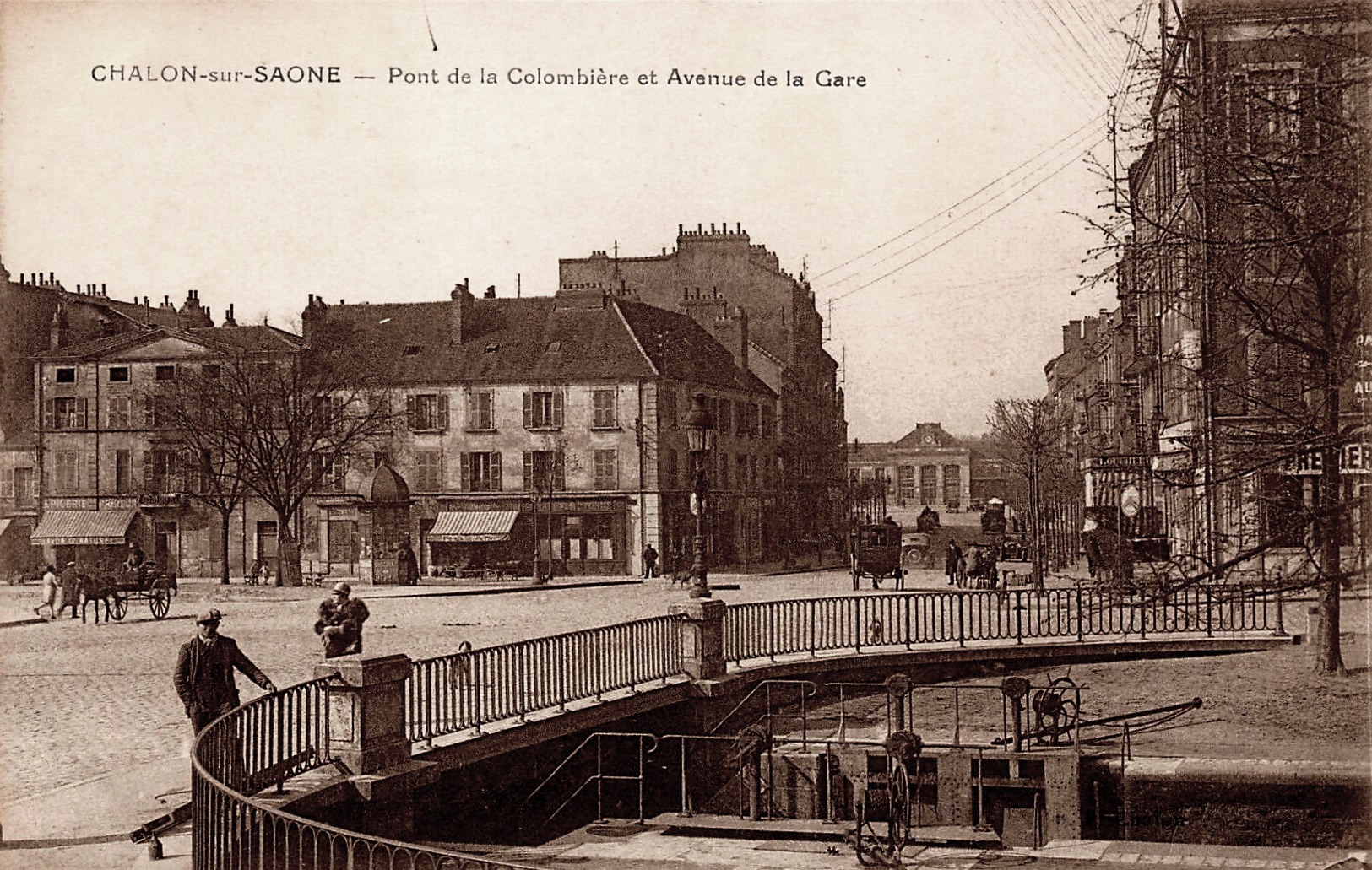 Chalon-sur-Saône (71) Pont de la Colombière CPA