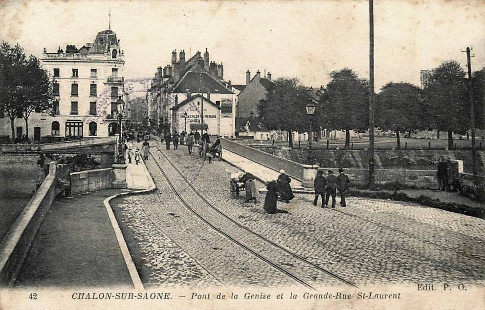 Chalon-sur-Saône (71) Pont de la Genise CPA