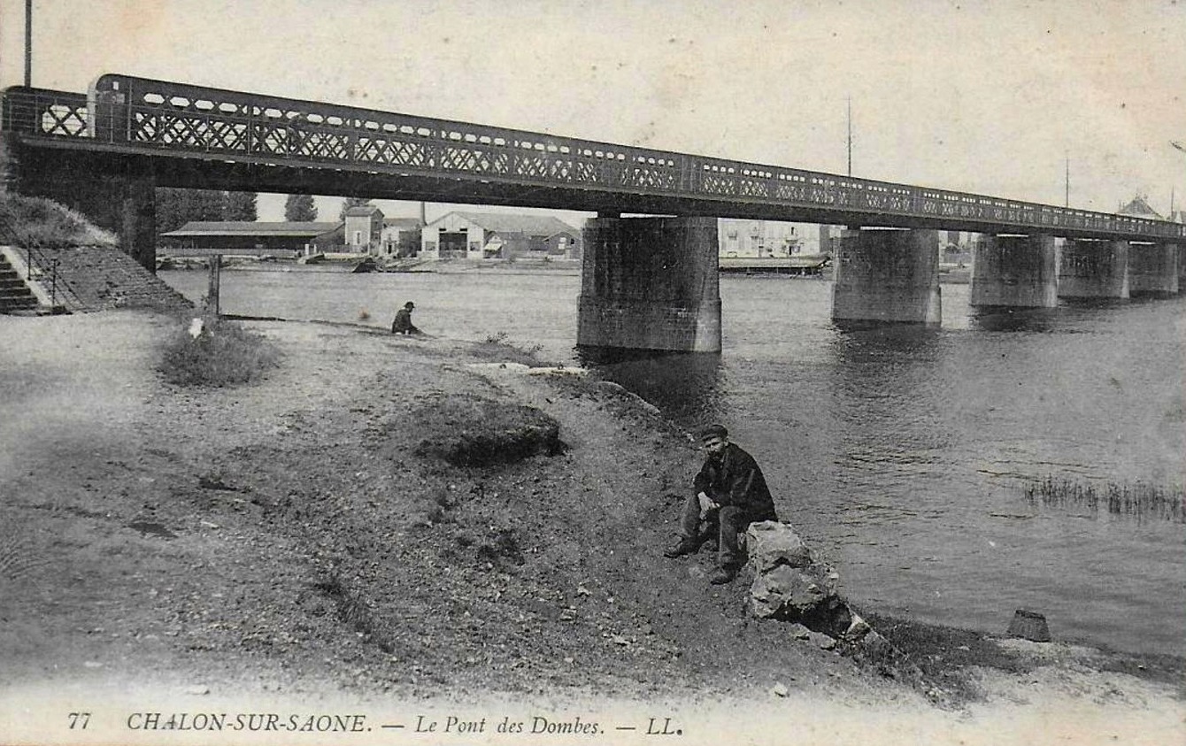 Chalon-sur-Saône (71) Pont des Dombes CPA