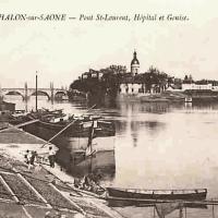 Chalon-sur-Saône (71) Pont Saint-Laurent CPA