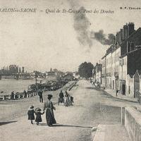 Chalon-sur-Saône (71) Quai de Saint-Côme CPA