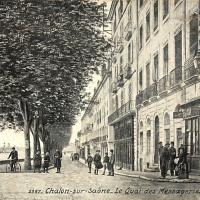 Chalon-sur-Saône (71) Quai des Messageries CPA
