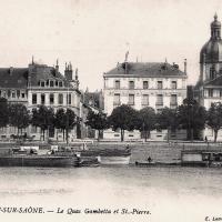 Chalon-sur-Saône (71) Quai Gambetta CPA