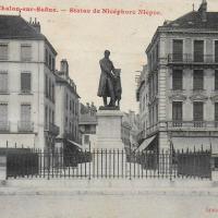 Chalon-sur-Saône (71) Statut Nicephore Niepce CPA