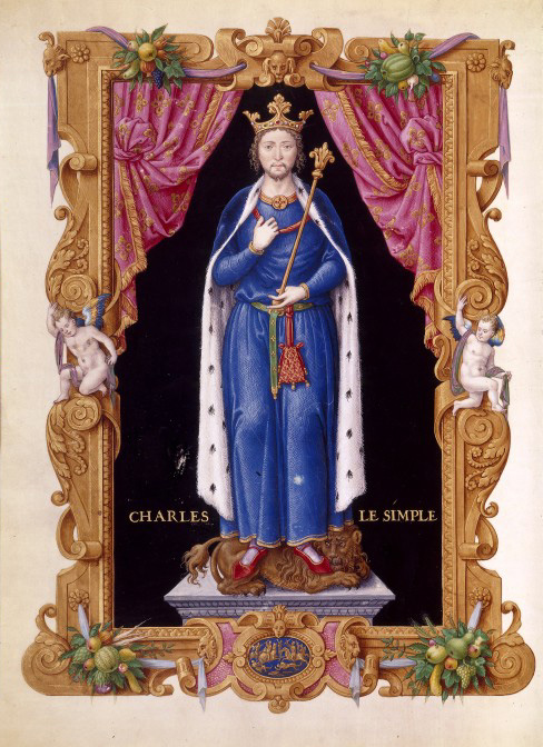 Charles III dit le Simple, son père