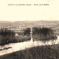Charly-sur-Marne (Aisne) CPA Bords de la Marne